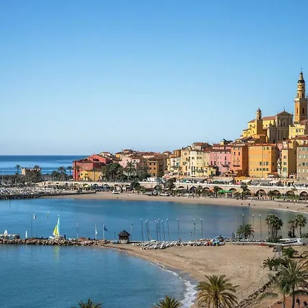 Rocamare - Piscine Toit Terrasse- Parking Privé Appartement Menton