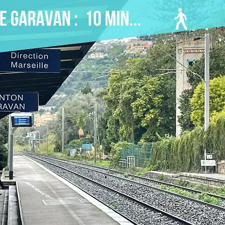 Rocamare - Piscine Toit Terrasse- Parking Privé Menton