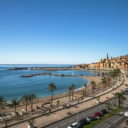 Le Rocamare - Piscine Toit Terrasse Parking Prive شقة مينتون