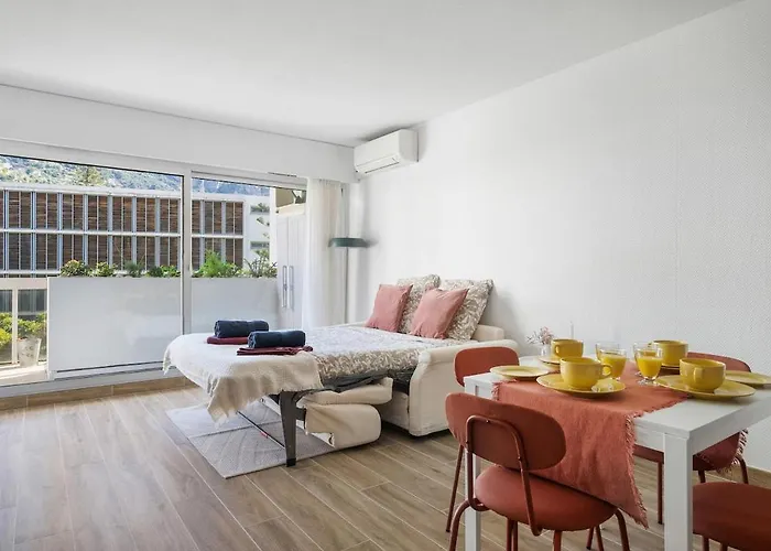 Le Rocamare - Piscine Toit Terrasse Parking Prive Apartamento Menton