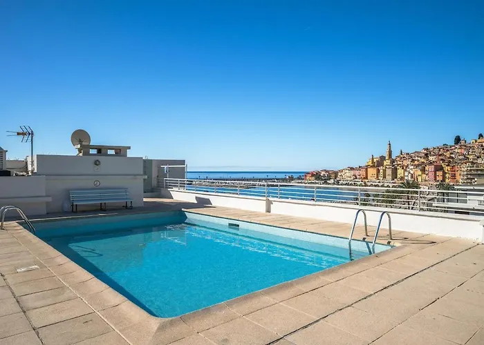 Le Rocamare - Piscine Toit Terrasse Parking Prive 멍똥