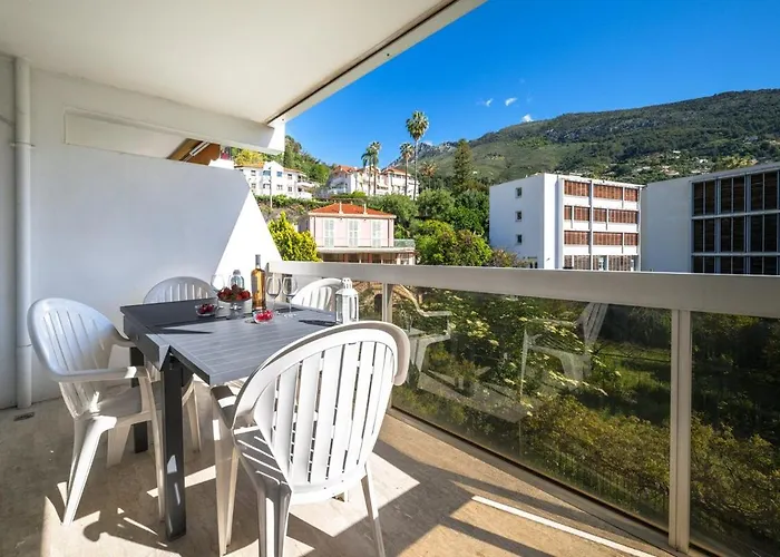 Appartement Le Rocamare - Piscine Toit Terrasse Parking Prive Menton
